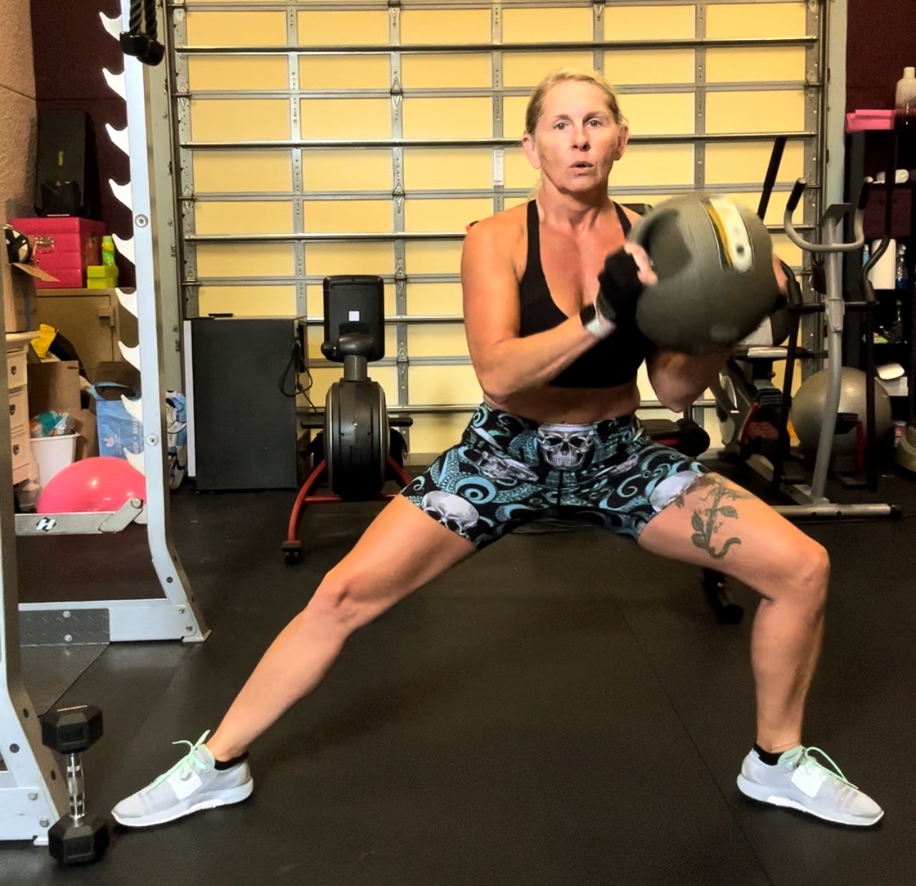 One-on-one personal training session outdoors